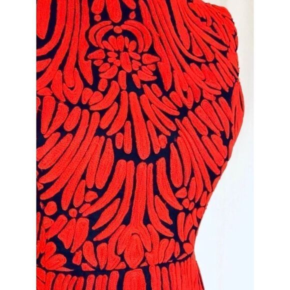 Anthropologie PANKAJ & NIDHI Woman’s 0 Petite Spice Tree Appliqué Sleeveless Dre - Picture 9 of 11